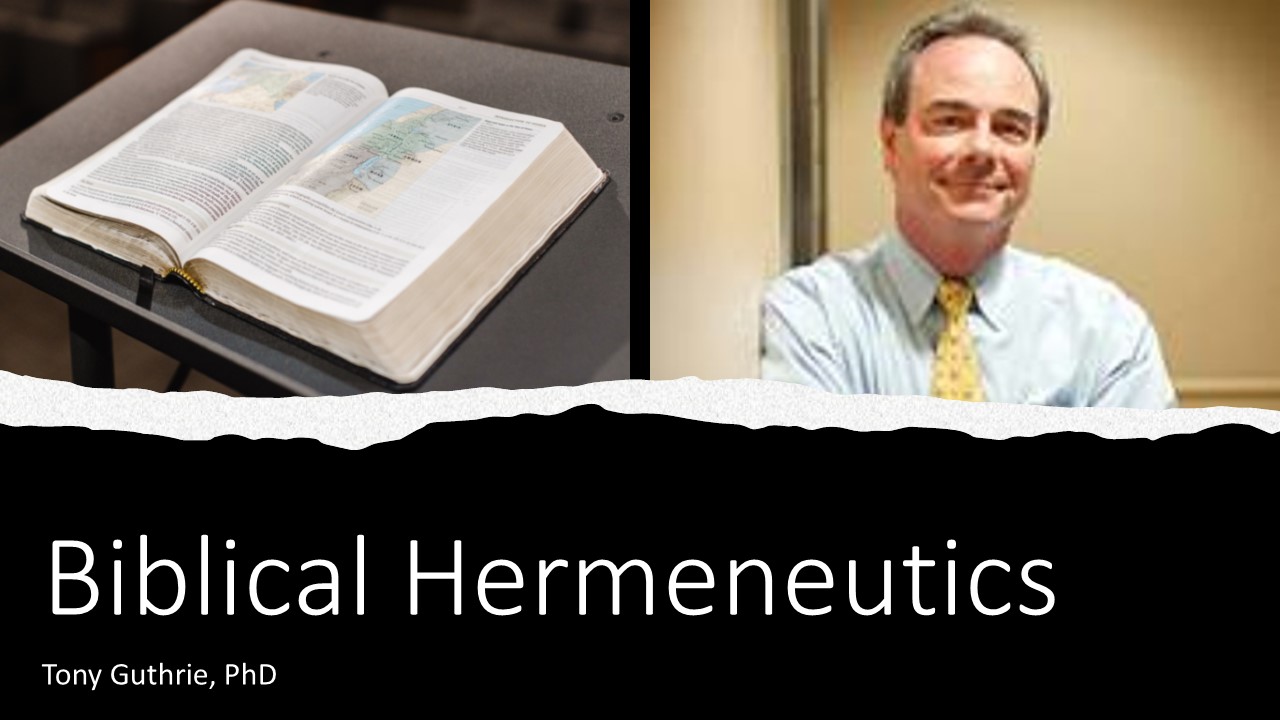 Biblical Hermeneutics